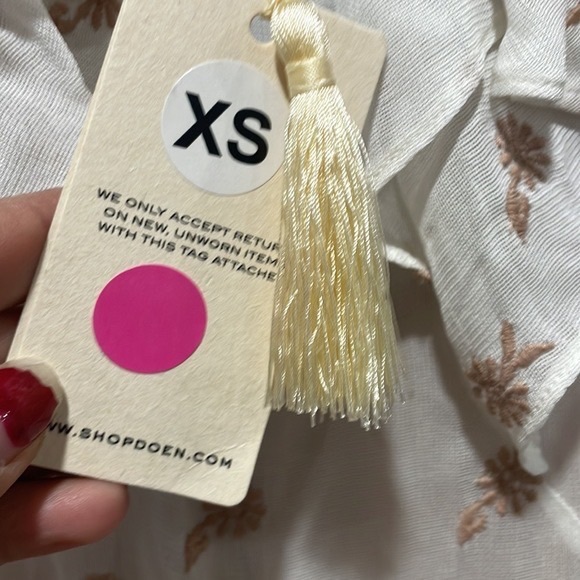 NWT Doen maxi ruffle dress - Picture 6 of 6